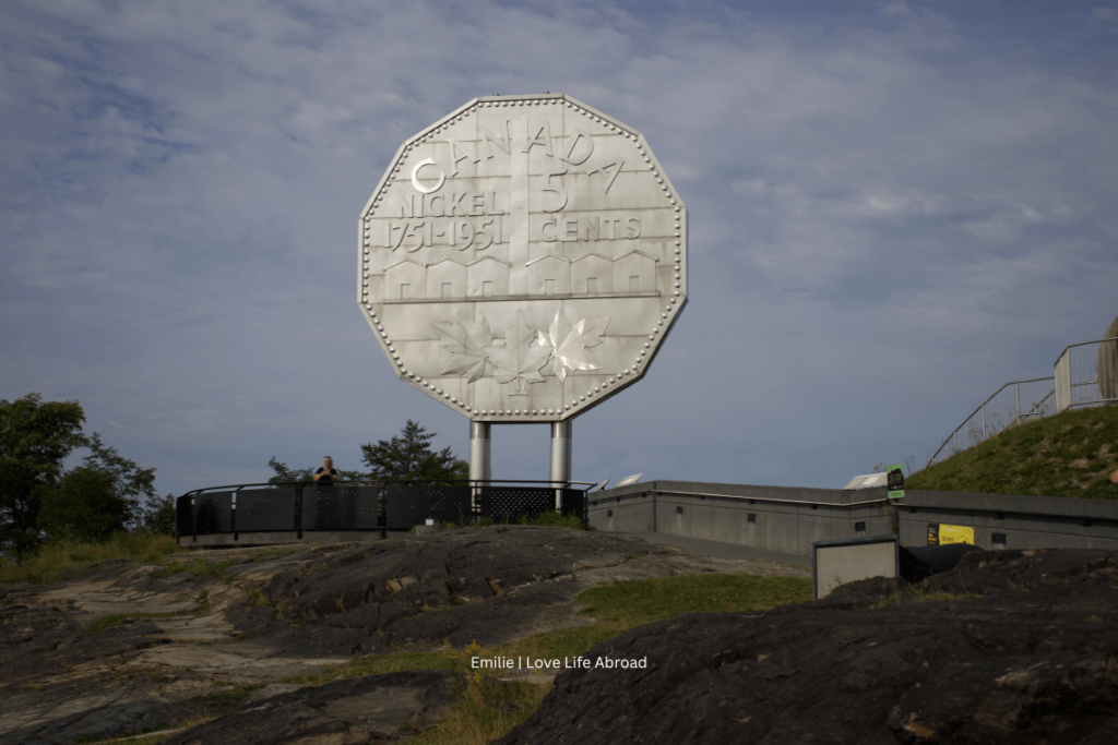 The Big Nickel at Dynamic Earth in Sudbury, ON