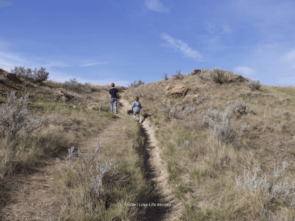 Hiking in the Canadian Badlands at Dinosaur Provincial Park
