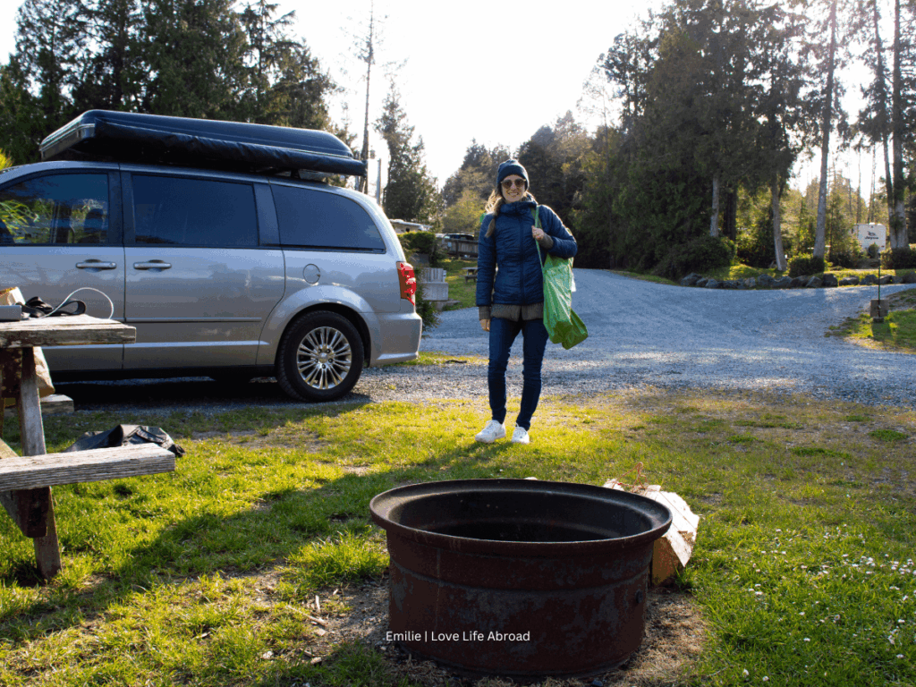 campervan from Venture Vans for a Vancouver Island road trip 