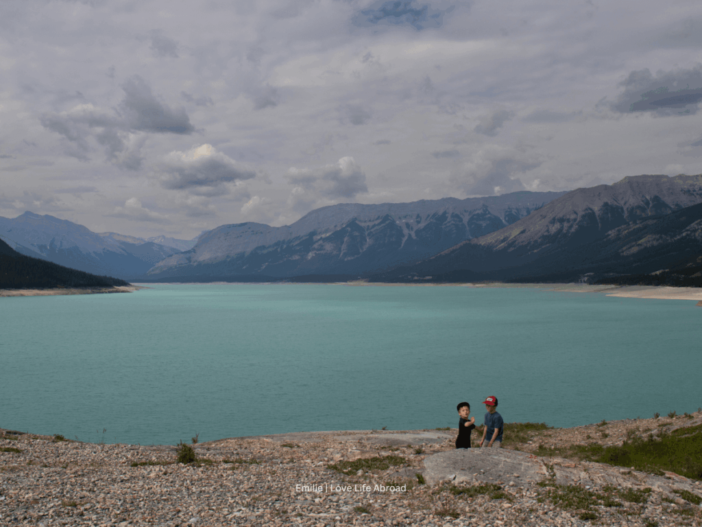 Abraham Lake in the Eastern Canadian Rockies