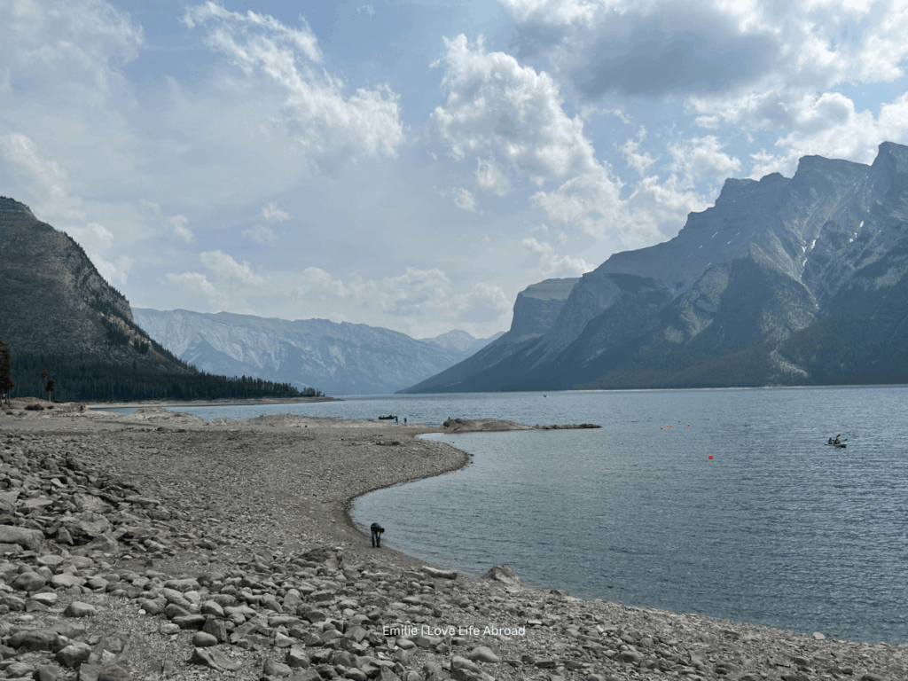 Lake Minnewanka in Banff National Park