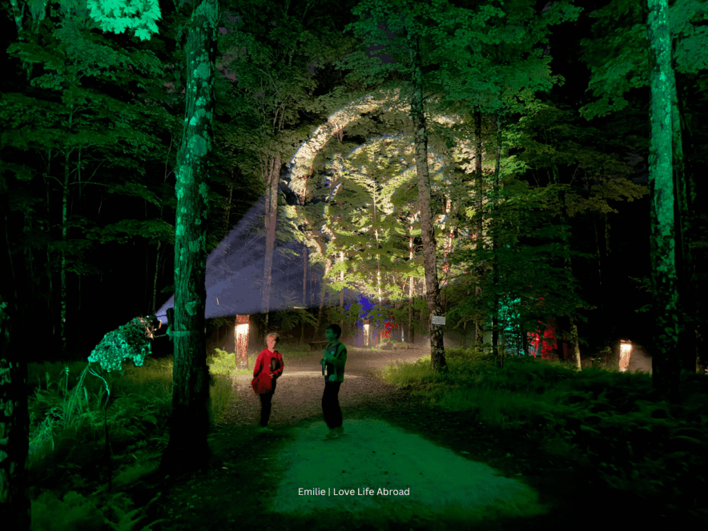 Tonga Lumina in the evening at Mont Tremblant