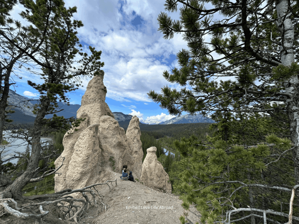 Hoodoos at Tunnel Mountain in Banff