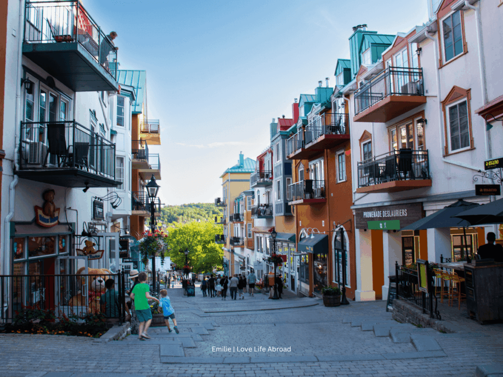 The pedestrian village of Mont Tremblant