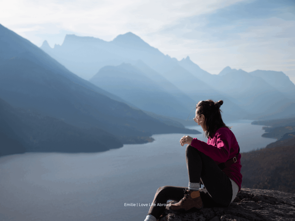 Au sommet du Bear’s Hump, dans le Waterton Lakes National Park