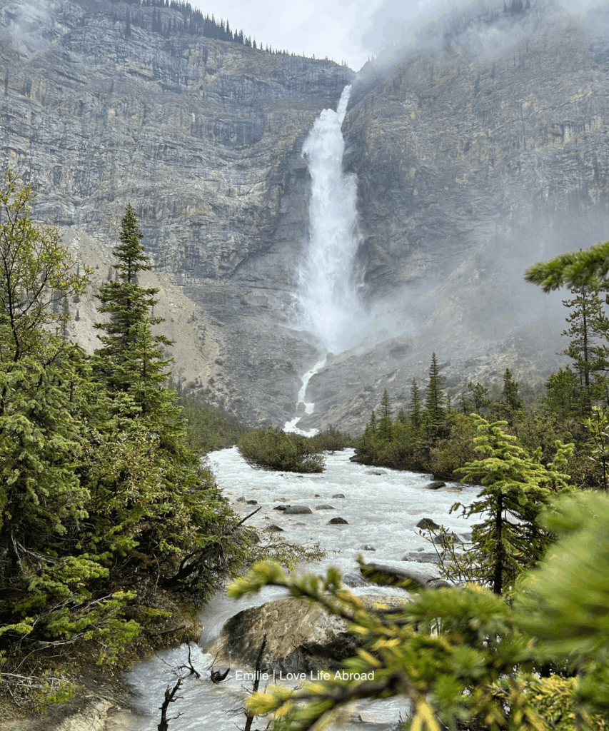 Takkakaw Falls in Yoho National Park