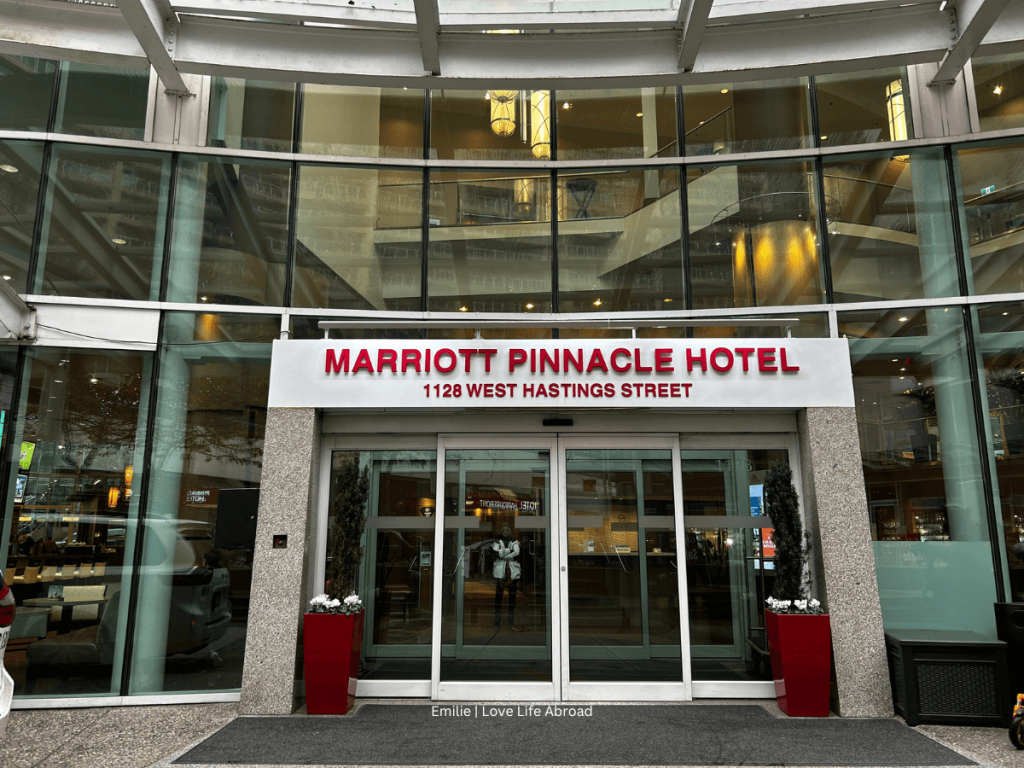 Marriott Pinnacle Hotel in Downtown Vancouver