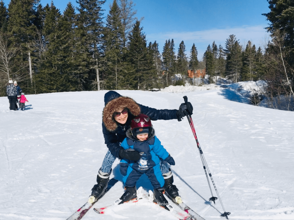 skiing at Le Relais in Lac-Beauport near Quebec City