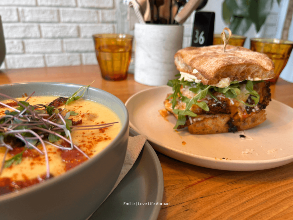 We enjoyed a delicious lunch at Ethos Cafe