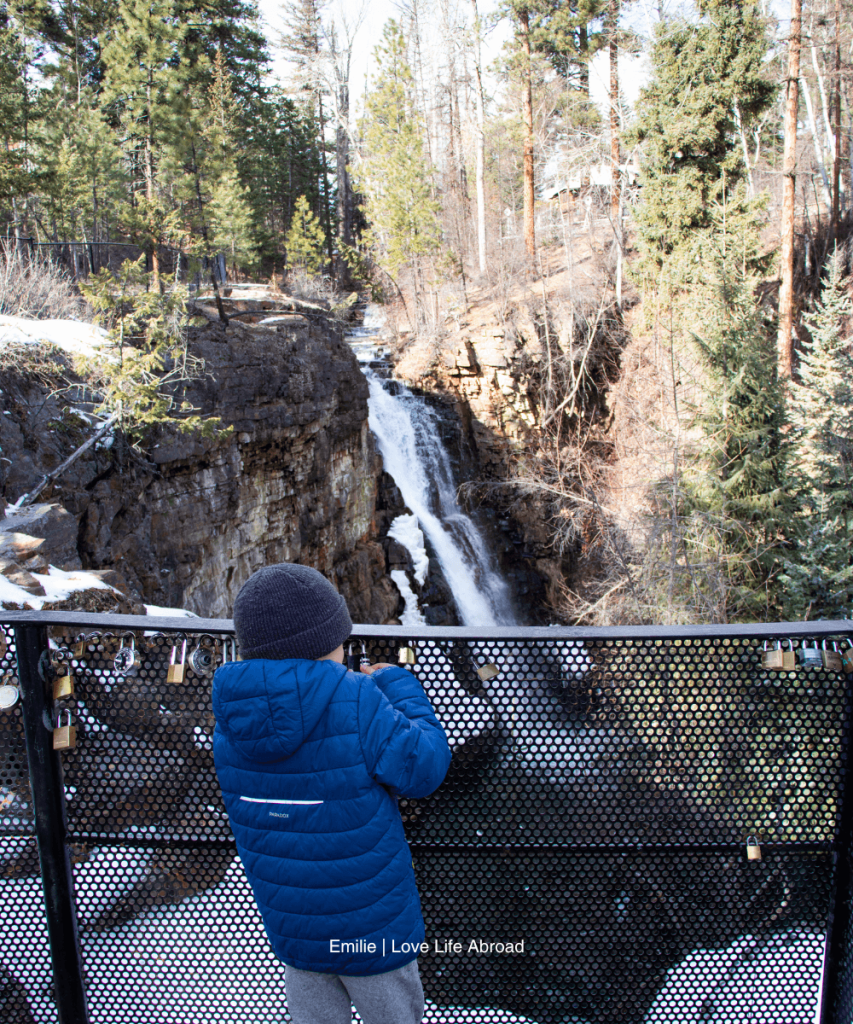 Marysville Falls between Kimberley and Cranbrook