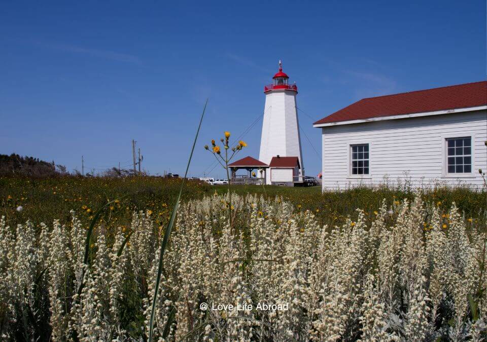 Miscou Island Lighthouse in the Acadian Peninsula