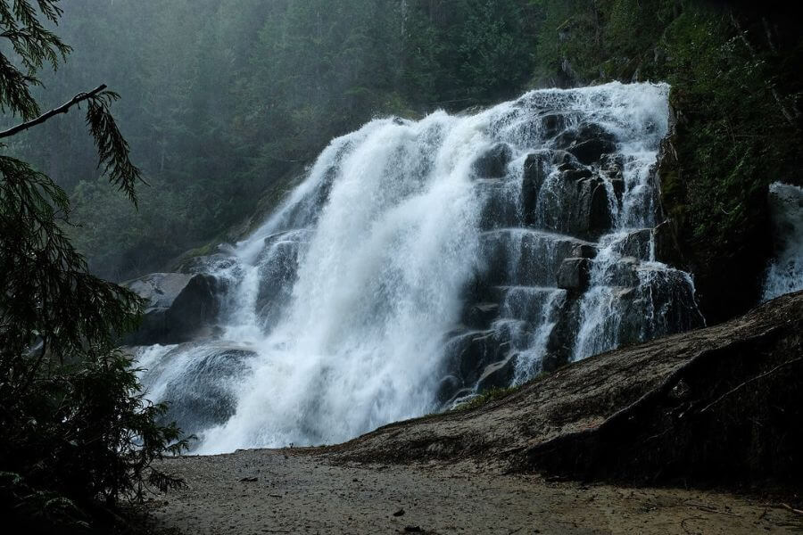Crooked Falls in Squamish Photo courtesy of Bea from In Love With BC