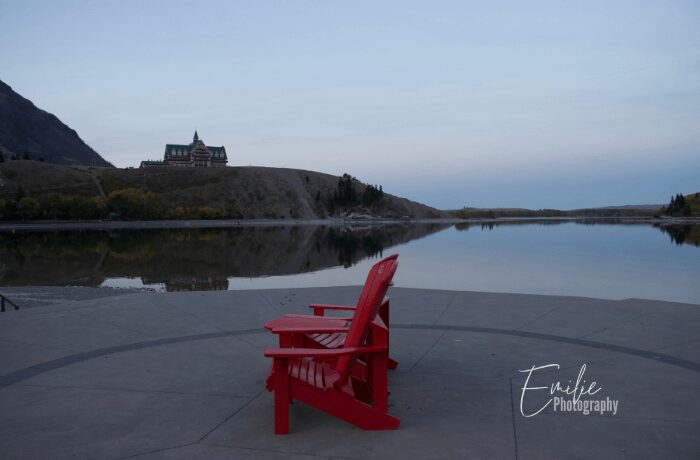 Finding the Red Chairs set across Waterton