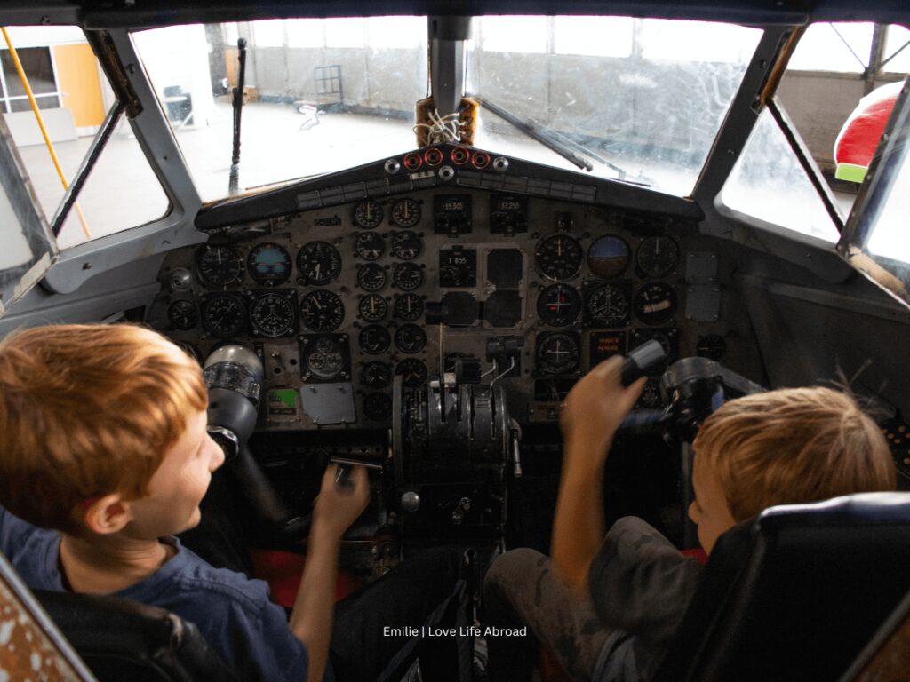 It was so cool to be able to sit inside one of the airplanes at the Canadian Bushplane Museum in Sault Ste Marie
