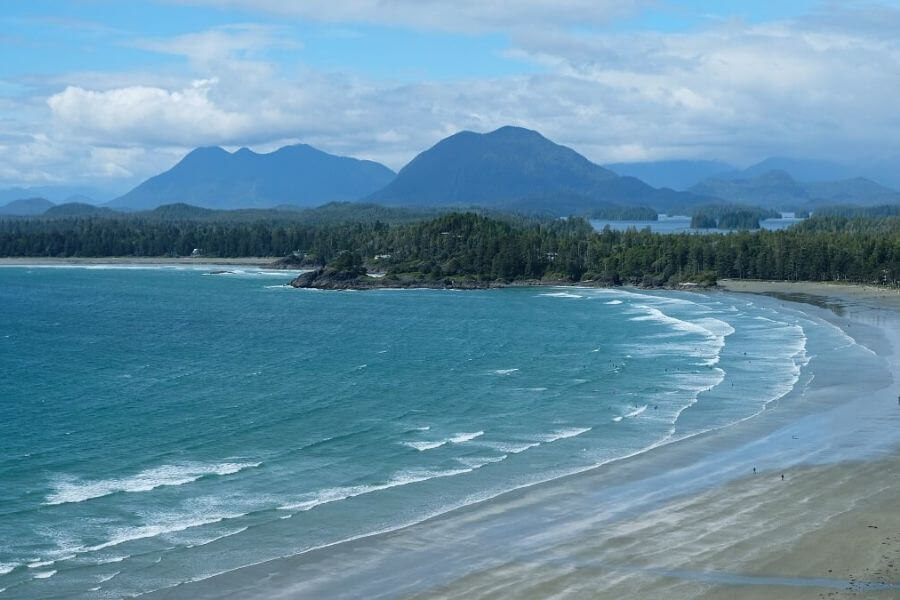 Weekend Island Getaway in Tofino View of Cox Bay Photo courtesy of Bea from In Love With BC