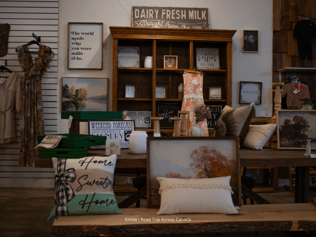 Shopping time at Sweet Home on Main Street in Stettler AB