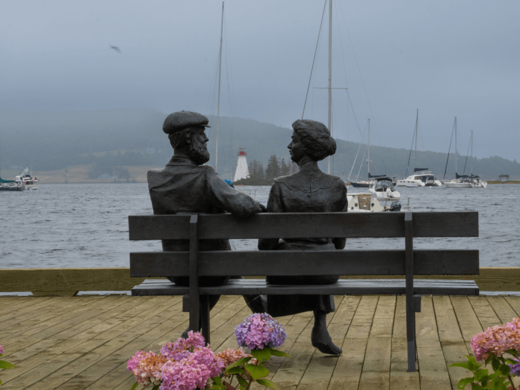 We made a quick stop in Baddeck at the end of our Cabot Trail tour and stopped at the Marina