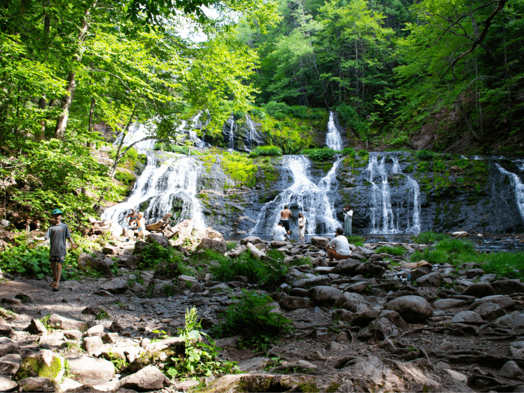 Egypt Falls was one of the BEST stops on the Cabot Trail.