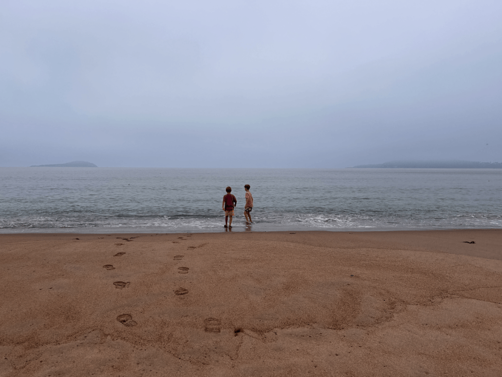 While we didn't make it to Ingonish Beach (beach), we enjoyed the private beach at our lodging