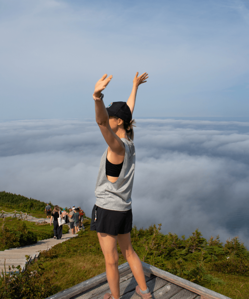 We made it to the boardwalk of the Skyline Trail